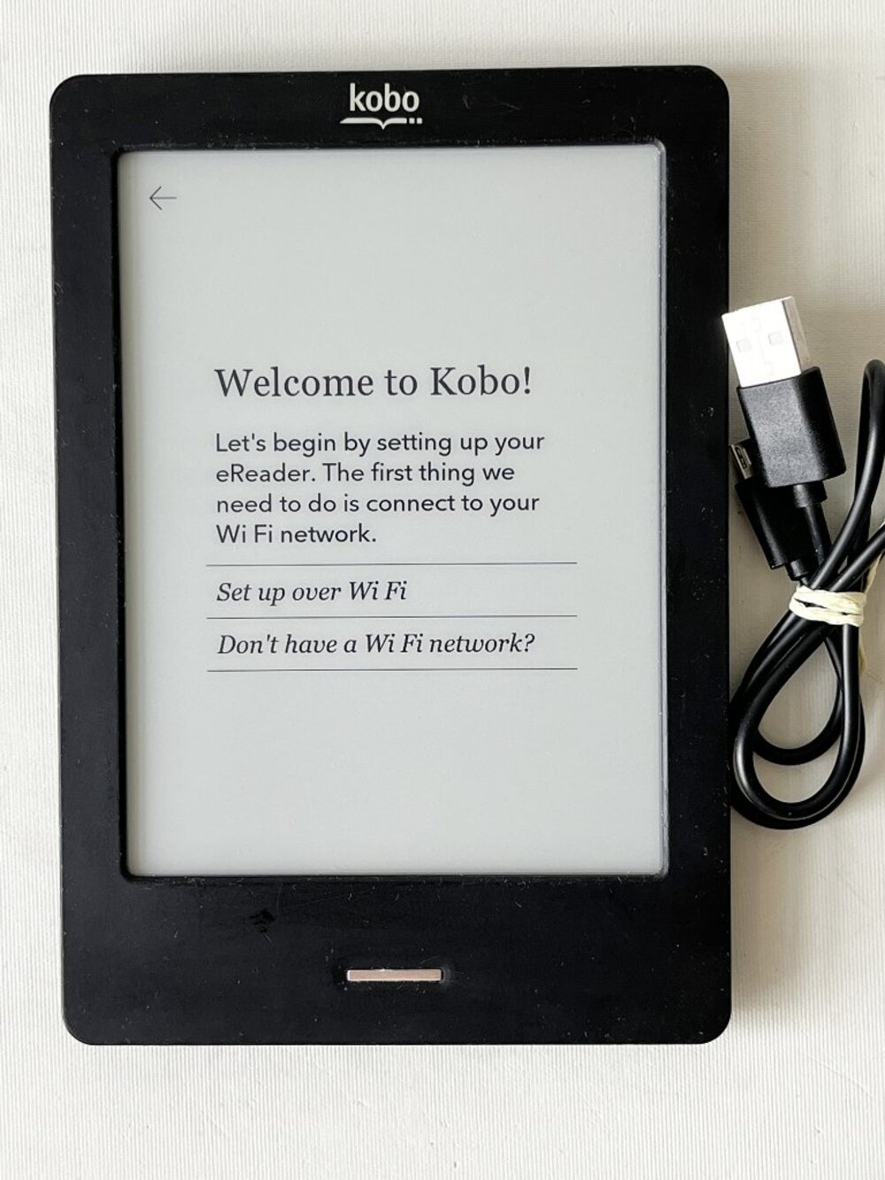 Kobo Touch N905 2GB eReader 6" eBook WiFi Black Tested